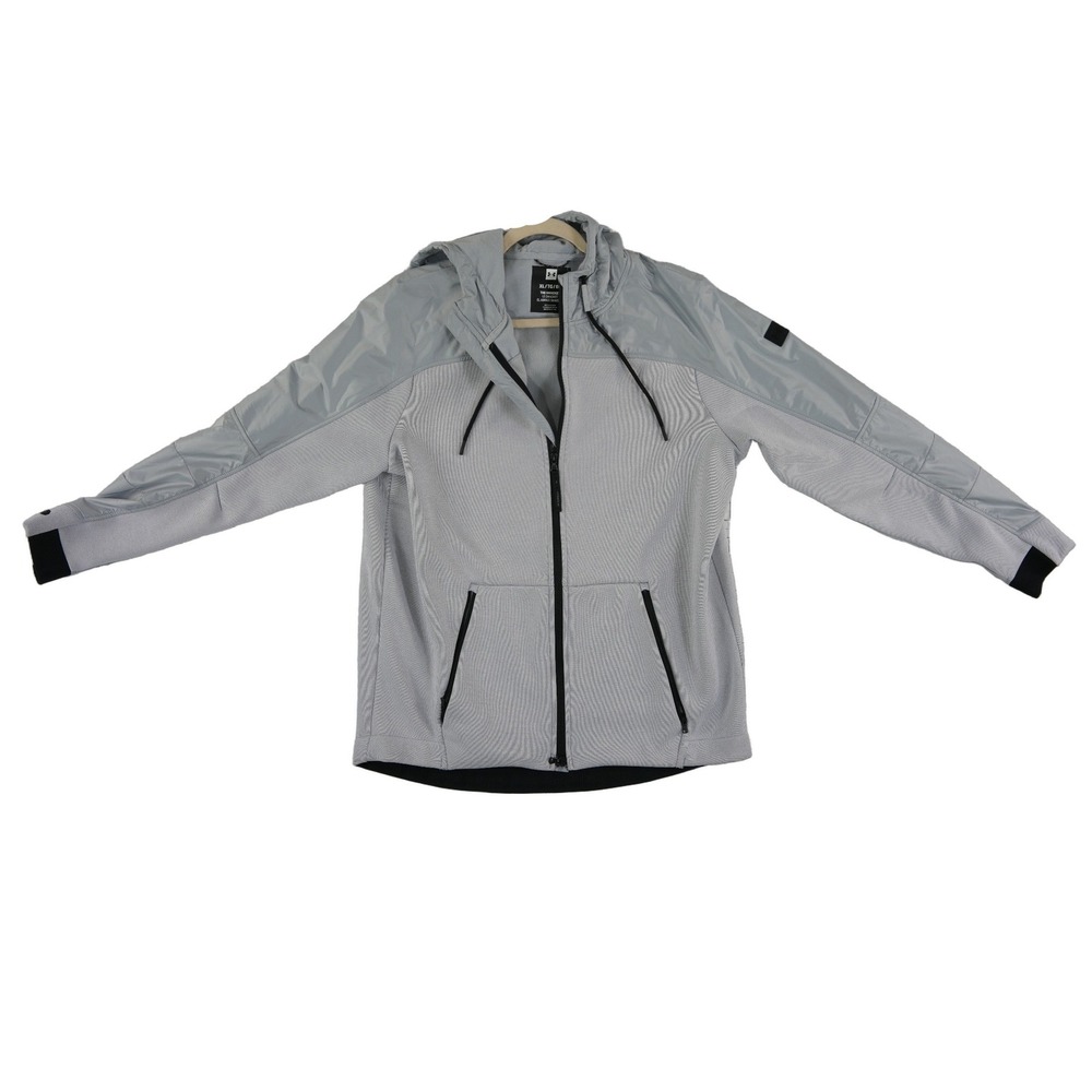 Under Armour Swacket Jacket Men's Size XL Grey Full Zip Hooded Fleece